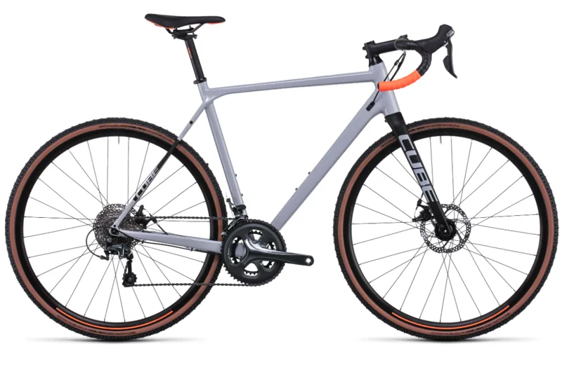 2022 Cube Cross Race Cyclocross Bike in Grey and Orange